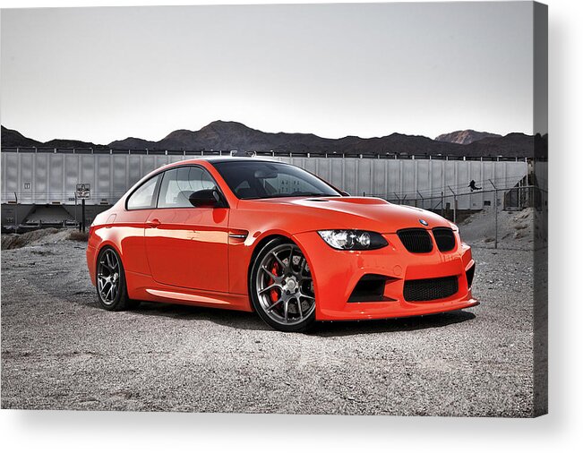 Bmw M3 Acrylic Print featuring the photograph Bmw M3 #11 by Jackie Russo