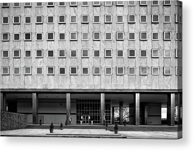 Philadelphia Acrylic Print featuring the photograph 1400 Buttonwood - Formerly the State Office Building - Philadelphia by Stephen Russell Shilling