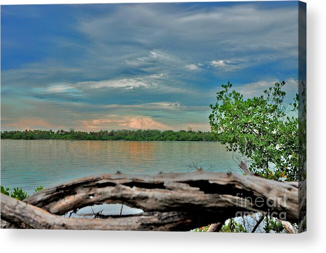  Nature Photography Acrylic Print featuring the photograph 18- Lakeside Serenity by Joseph Keane