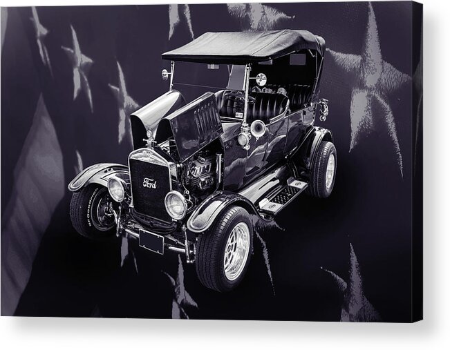 1924 Ford Acrylic Print featuring the photograph 1924 Ford Model T Touring Hot Rod 5509.202 by M K Miller