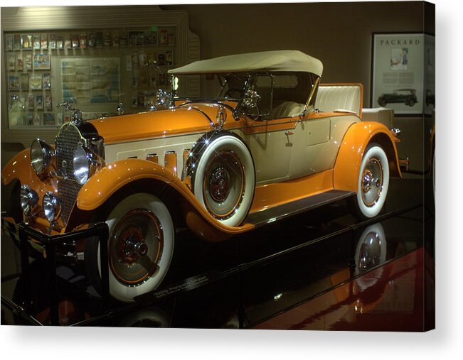 1929 Acrylic Print featuring the photograph 1929 Packard by Farol Tomson
