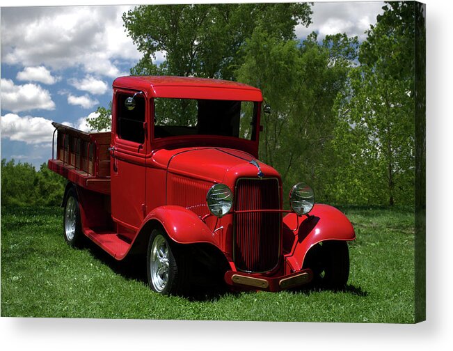1932 Acrylic Print featuring the photograph 1932 Ford Flatbed Pickup by Tim McCullough