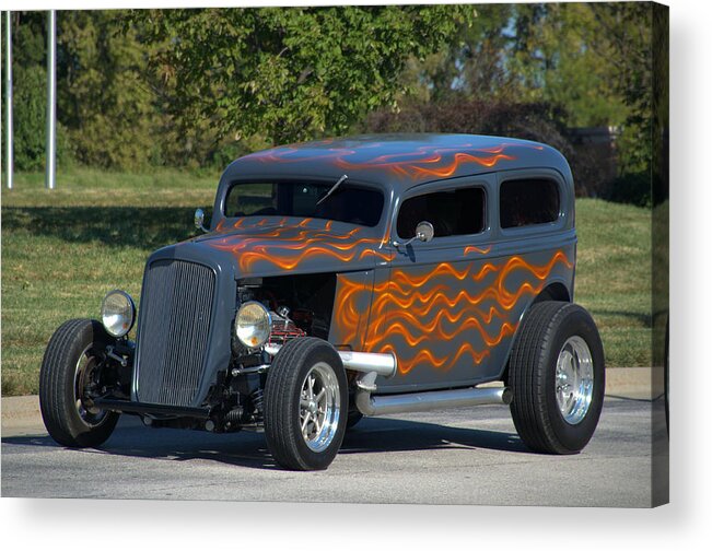 1933 Acrylic Print featuring the photograph 1933 Ford Sedan Hot Rod by Tim McCullough