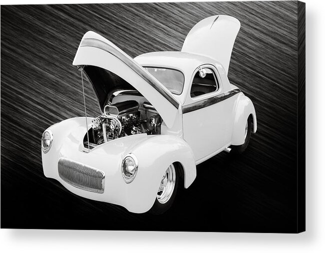 1941 Willys Coope Acrylic Print featuring the photograph 1941 Willys Coope Classic Car Photograph 1225.01 by M K Miller