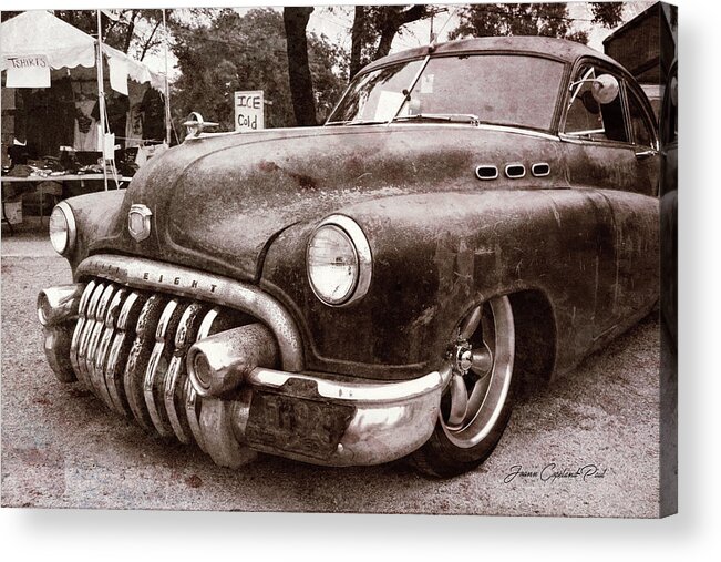Special Acrylic Print featuring the photograph 1950 Buick Special Jetback Deluxe by Joann Copeland-Paul