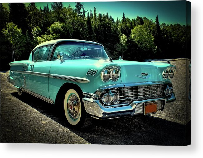 58 Acrylic Print featuring the photograph 1958 Chevrolet Impala by David Patterson