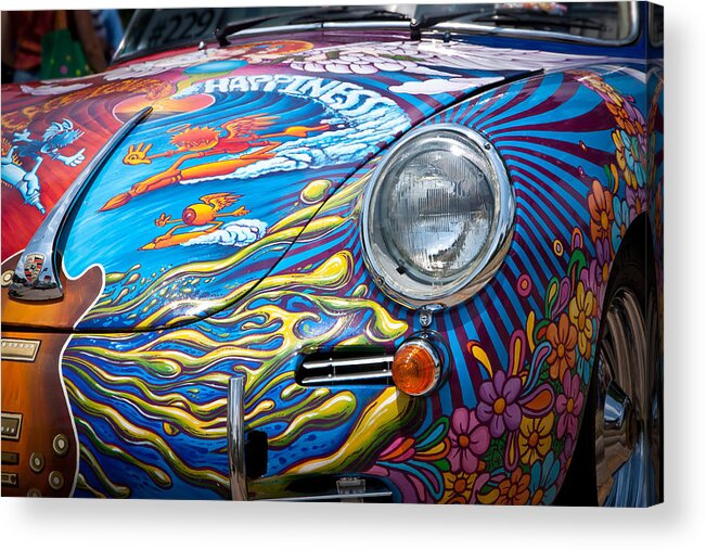 Automobiles Acrylic Print featuring the photograph 1963 Porsche by James Woody