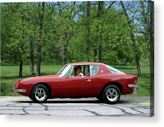 1963 Acrylic Print featuring the photograph 1963 Studebaker Avanti Coupe by Tim McCullough