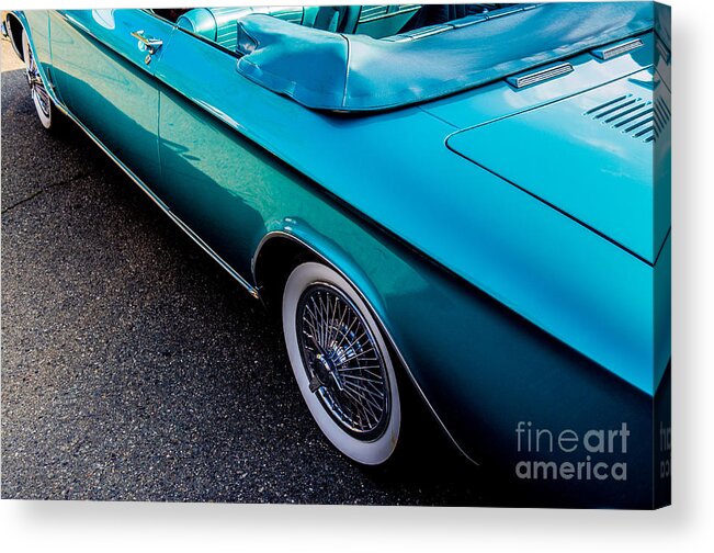 Classic Car Acrylic Print featuring the photograph 1964 Chevrolet Corvair Side View by M G Whittingham