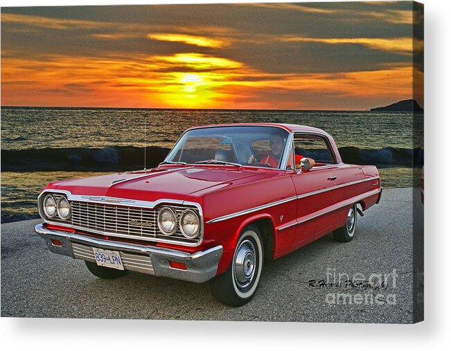 Cars Acrylic Print featuring the photograph 1964 Chevy Impala by Randy Harris