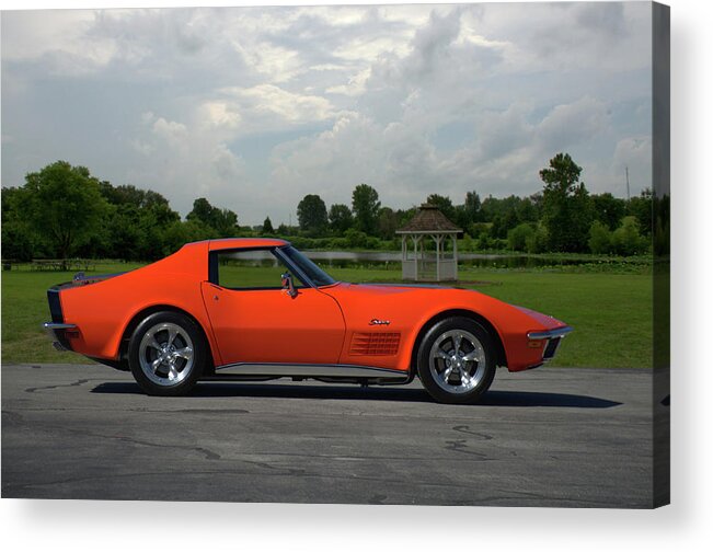 1970 Acrylic Print featuring the photograph 1970 Corvette Stingray by Tim McCullough