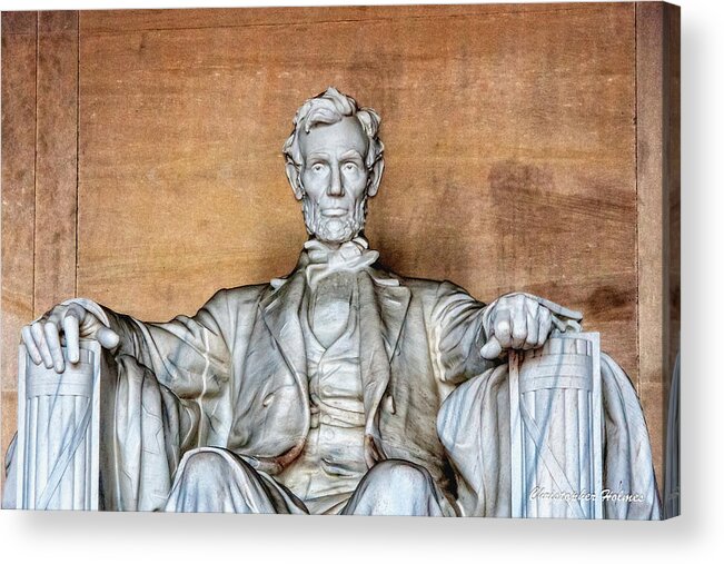 Abraham Lincoln Acrylic Print featuring the photograph Abraham Lincoln by Christopher Holmes