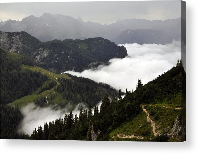 Mountains Acrylic Print featuring the photograph Berchtesgaden National Park Germany #1 by Gerlinde Keating