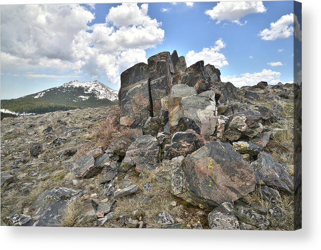 Wyoming Acrylic Print featuring the photograph Big Horn Pass in Wyoming #2 by Ray Mathis