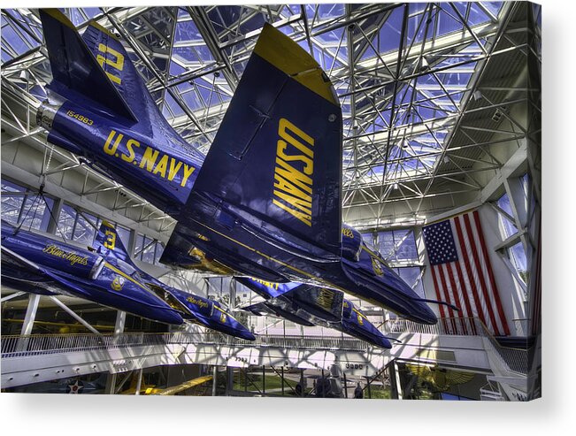 Florida Acrylic Print featuring the photograph Blue Angels #2 by Tim Stanley