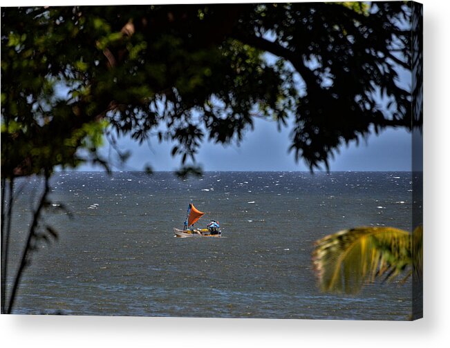 Barco De Pesca Acrylic Print featuring the photograph Boat #2 by Paulo Carvalho