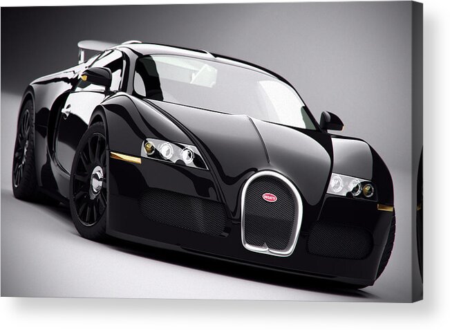 Bugatti Veyron Acrylic Print featuring the photograph Bugatti Veyron #2 by Jackie Russo