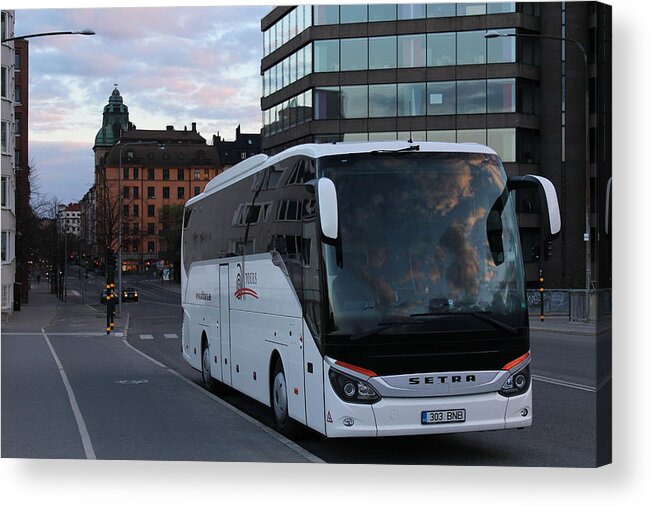 Bus Acrylic Print featuring the photograph Bus #2 by Jackie Russo