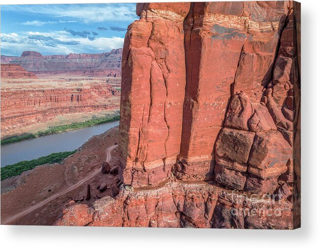 4wd Acrylic Print featuring the photograph Chicken Corner Trail and Colorado River #3 by Marek Uliasz