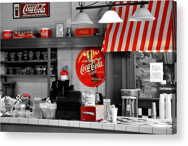 Coca Cola Acrylic Print featuring the photograph Coca Cola by Todd Hostetter
