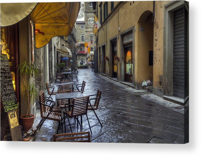 Italy Acrylic Print featuring the photograph Cortona Tuscany #1 by Al Hurley