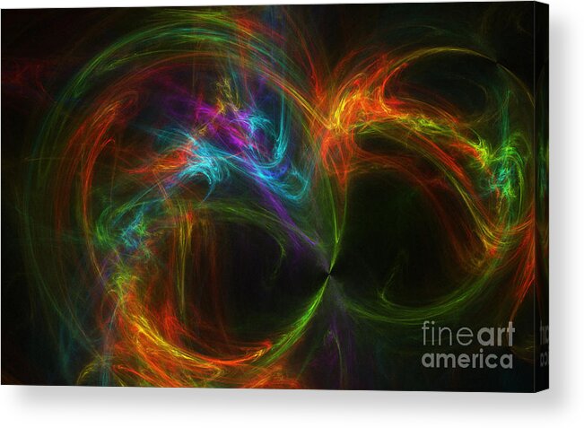 Green Acrylic Print featuring the photograph Experiment 7 by Geraldine DeBoer