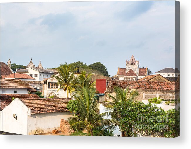Ancient Acrylic Print featuring the photograph Galle Fort in Sri Lanka #2 by Didier Marti