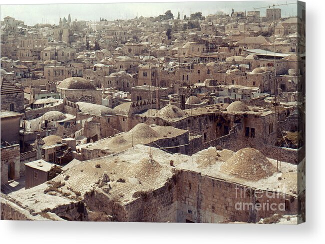 Architecture Acrylic Print featuring the photograph Holy Land: Jerusalem #2 by Granger