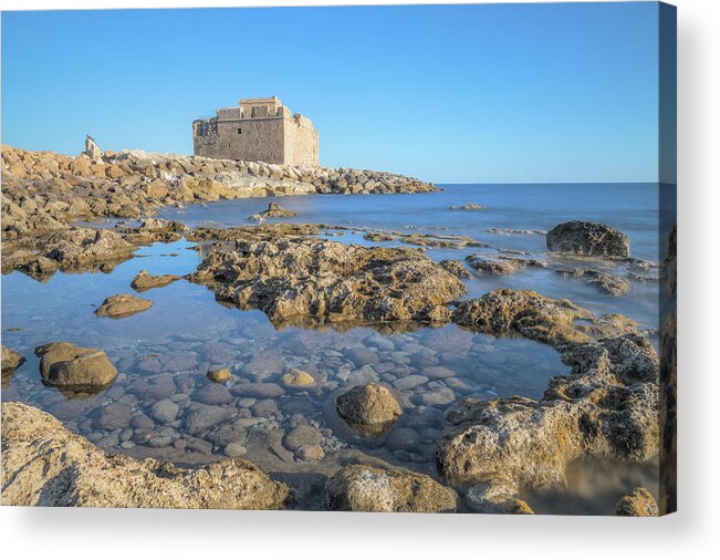 Paphos Castle Acrylic Print featuring the photograph Paphos - Cyprus #2 by Joana Kruse