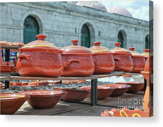Ceramics Acrylic Print featuring the photograph Pottery by Patricia Hofmeester