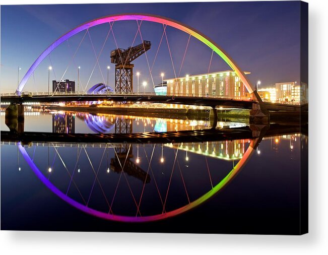 Glasgow Acrylic Print featuring the photograph The Clyde arc #2 by Stephen Taylor