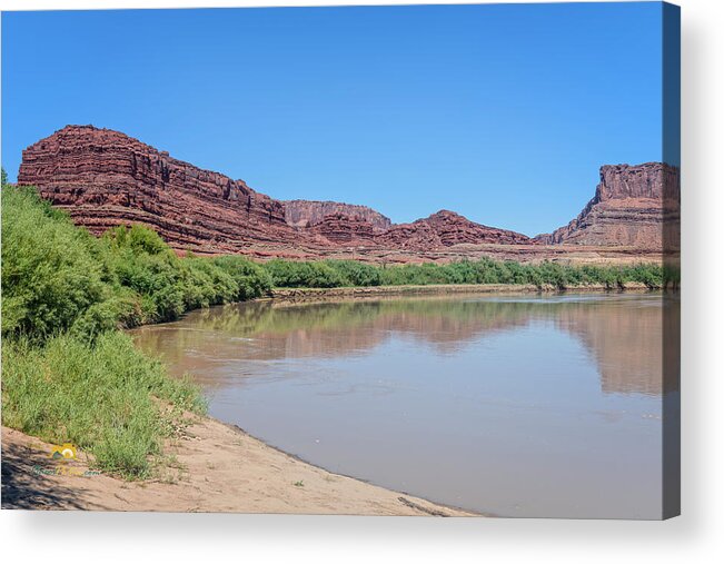 Colorado Plateau Acrylic Print featuring the photograph The Colorado River #2 by Jim Thompson