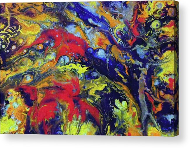 Resin Artist Acrylic Print featuring the painting Unforgettable #2 by Jane Biven