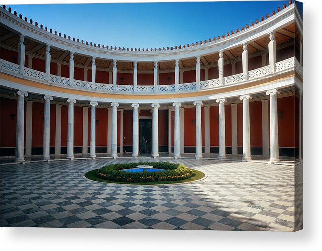 Athens Acrylic Print featuring the photograph Zappeion Hall #2 by Songquan Deng