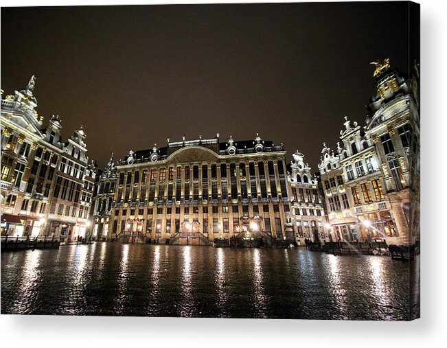 Brussels Belgium Acrylic Print featuring the photograph Brussels BELGIUM by Paul James Bannerman