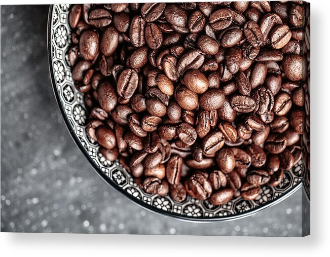 Coffee Acrylic Print featuring the photograph Coffee #3 by Nailia Schwarz