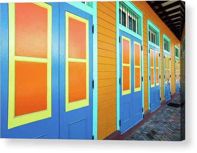 Bourbon Street Acrylic Print featuring the photograph Colors of New Orleans #3 by Raul Rodriguez