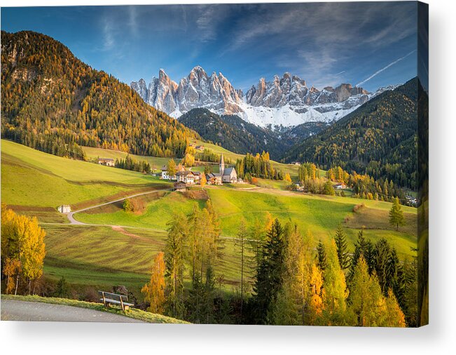 Dolomites Acrylic Print featuring the photograph Dolomites #3 by Stefano Termanini
