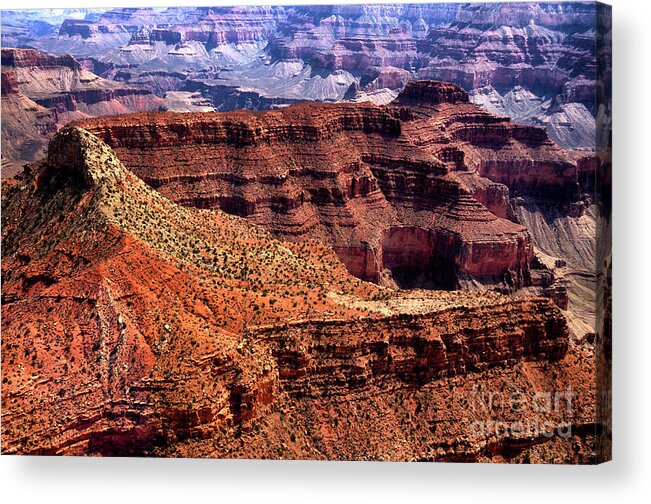 Helicopter Tour Acrylic Print featuring the photograph Dragon Corridor Grand Canyon #3 by Thomas R Fletcher