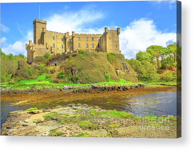 Isle Of Skye Acrylic Print featuring the photograph Dunvegan Castle landscape #3 by Benny Marty