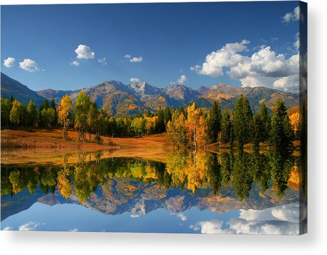 Autumn Acrylic Print featuring the photograph Fall Colors #3 by Mark Smith