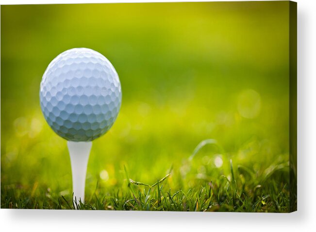 Golf Acrylic Print featuring the photograph Golf #3 by Mariel Mcmeeking