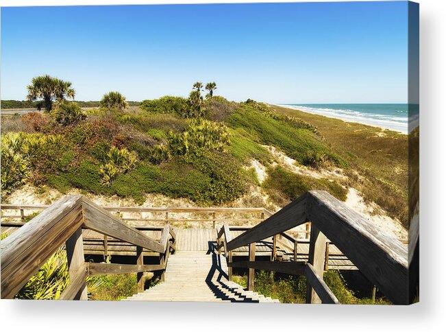 Atlantic Ocean Acrylic Print featuring the photograph Ponte Vedra Beach by Raul Rodriguez