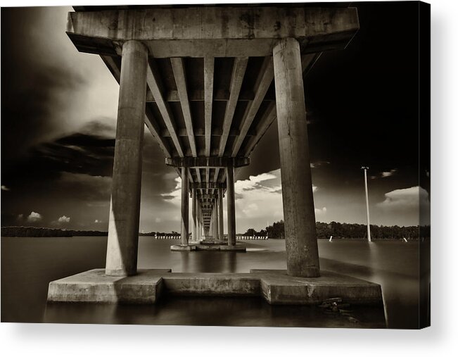 Everglades Acrylic Print featuring the photograph San Marco Bridge by Raul Rodriguez