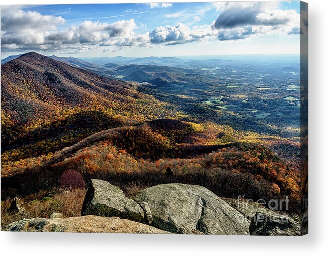 Autumn Acrylic Print featuring the photograph Sharp Top View #3 by Thomas R Fletcher