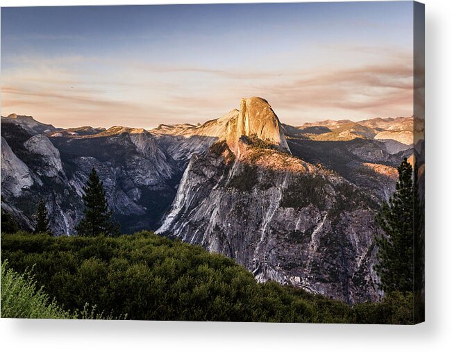 Glacier Point Acrylic Print featuring the photograph Sunset from Glacier Point, Yosemite #3 by Francesco Riccardo Iacomino