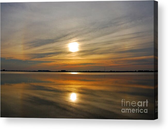 Sunset Acrylic Print featuring the photograph 3- Sunset by Joseph Keane