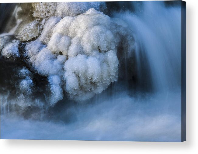 Ice Acrylic Print featuring the photograph Water #3 by Elmer Jensen