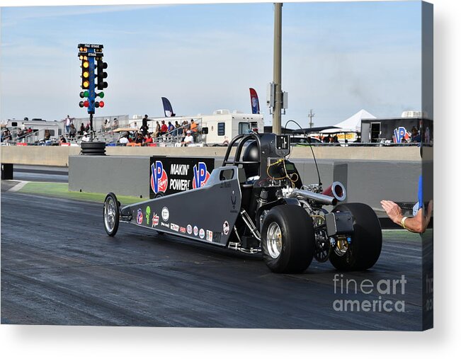 Drag Acrylic Print featuring the photograph Junior Drag Racing March 2017 #30 by Jack Norton