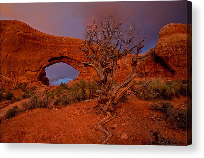 America Acrylic Print featuring the photograph Arches #4 by Evgeny Vasenev